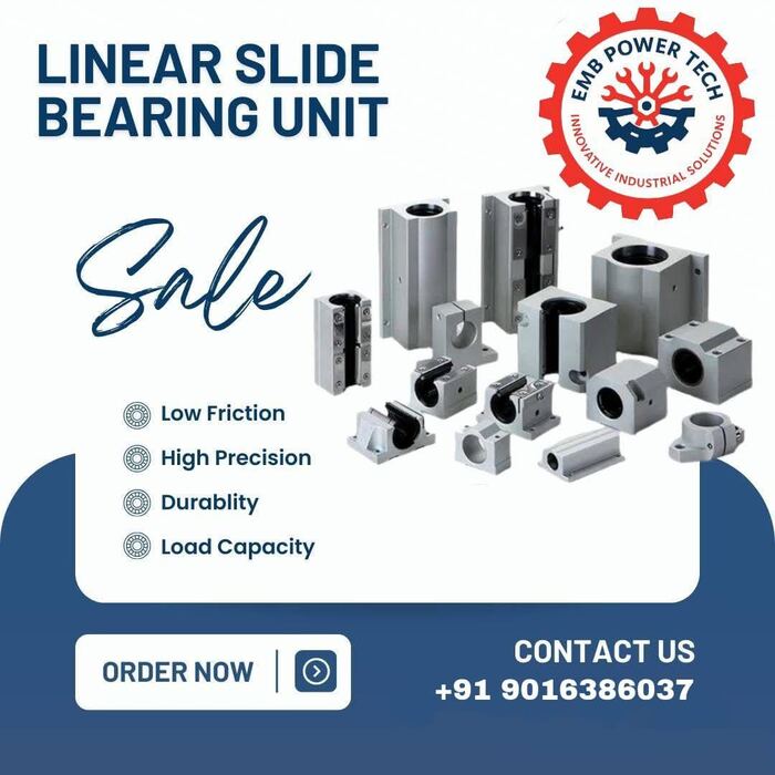 Linear Slide Bearing Unit Pre-Assembled — EMB POWERTECH Ahmedabad